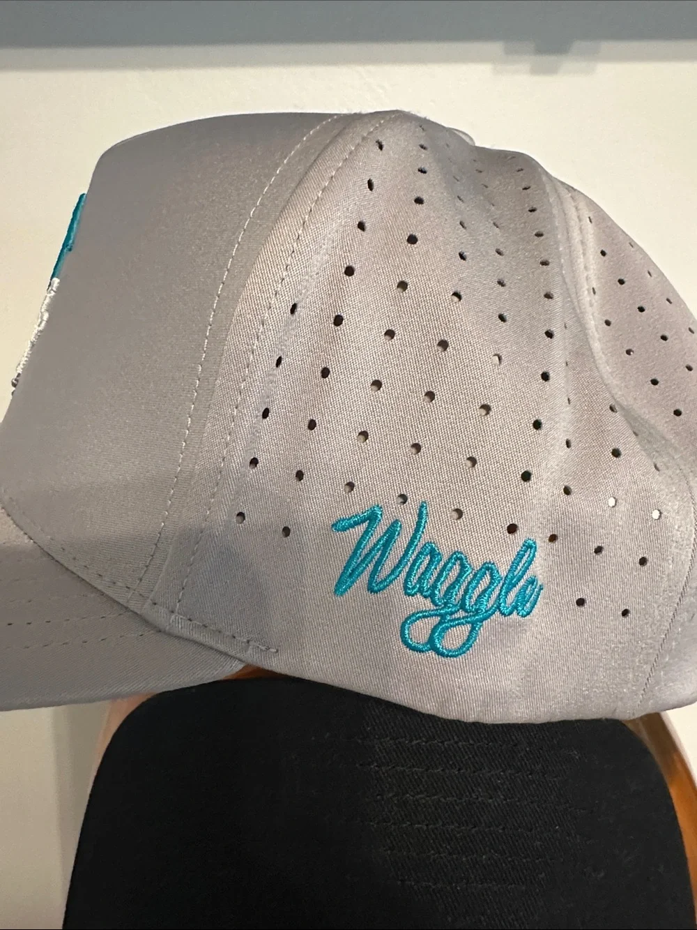 Waggle Flamingo Grey SnapBack Hat- NEW!! Golf
